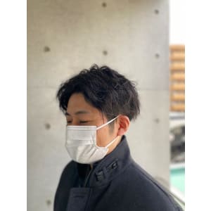 30・40代おすすめ2ブロック×ツイストピンパーマ