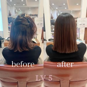 シルクストレート　クセレベル5 - Hair make Pj2【ヘアーメイクピージェートゥー】掲載中