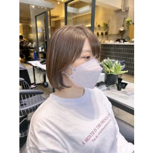 ボブ　似合わせカット　サイドバング