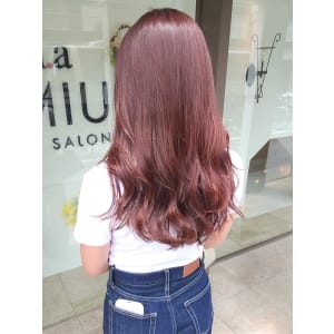 ピンクブラウン×大人なちゅらるロング