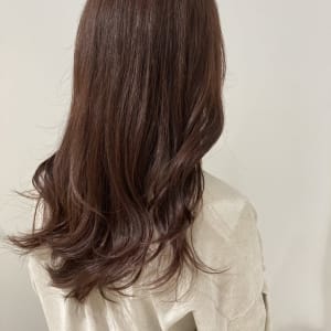 三軒茶屋_ブラウン_コテ巻き_パーマ_モテ_ロング_ベージュ