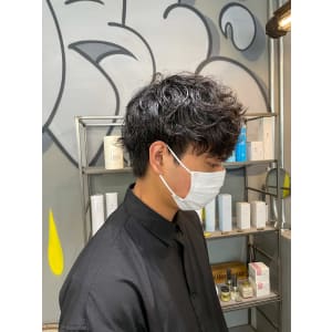 メンズパーマスタイル