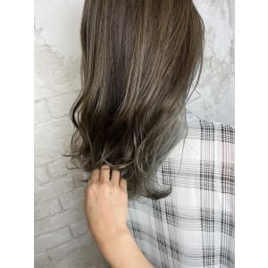 白髪ぼかしハイライト20代30代40代￥15400