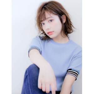 大人かわいいナチュラルボブ