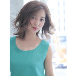 秋先取り！グレージュ×うっとりバング