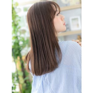 シースルーバングナチュラルエアストレート グレーベージュ - COVER HAIR bliss 大宮西口店【カバー ヘア ブリス】【カバー ヘア ブリス オオミヤニシグチテン】掲載中