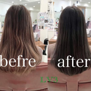 シルクストレートカラー　クセレベル3 - Hair make Pj2【ヘアーメイクピージェートゥー】掲載中