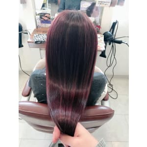 ウルティアストレート+カラー＋カット　クセレベル２ - Hair make Pj2【ヘアーメイクピージェートゥー】掲載中
