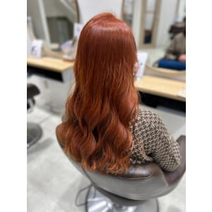 三軒茶屋_レディース_レッドブラウン_ブリーチ_ヨシンモリ