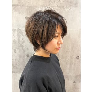 【amule hair】軽めバング×ショートボブ