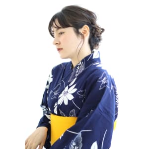 大人可愛い浴衣ヘアアレンジ×まとめ髪　10代20代30代