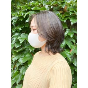 【Reir下北沢】*くびれボブ+３Dオリーブアッシュ*