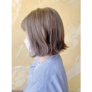 【Reir下北沢】*カジュアルボブ+ミルクティアッシュ*