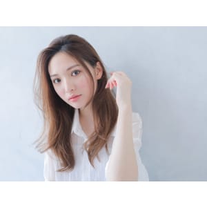 ナチュラルストレート ベージュ 耳掛け ヘルシースタイル