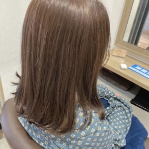 三軒茶屋_ミルクティー_ベージュ_ブリーチ_ダブルカラー