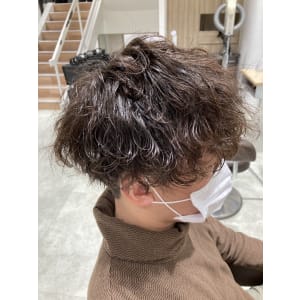 三軒茶屋　メンズ　メンズカット　パーマ　スパイラルパーマ　