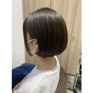 三軒茶屋_レディース_ボブ_丸みボブ_ミディアム_ブラウン