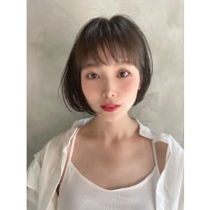 ワイドバング☆ショートボブ☆イルミナカラー