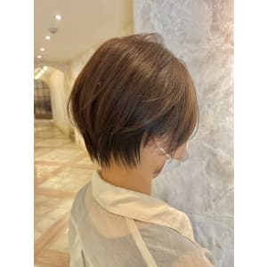 大人可愛い＊丸みショートボブ　20代30代40代