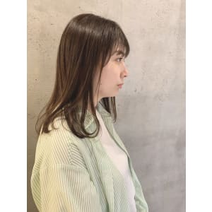 髪質改善/ストレート/大人ミディアム/オージュア/艶髪