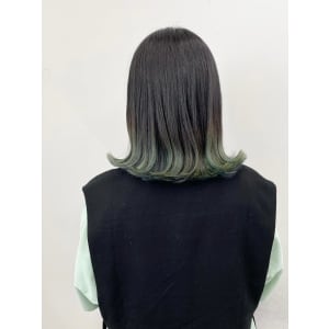 ペールグリーングラデーション - siesta by amble luxe 池袋【シエスタ バイ アンブルリュクス】【シエスタ バイ アンブルリュクス】掲載中