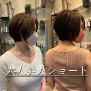 大人かわいい美髪ショート　ネビージュ