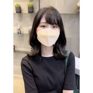 くびれヘア　大人かわいい　ブルージュ