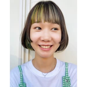 ステップボブインナーカラー