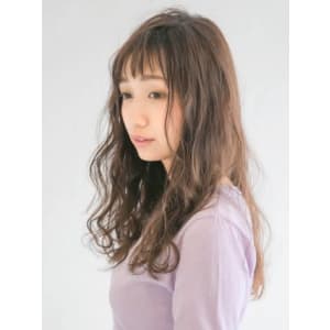 三軒茶屋_レディース_コテ巻き_セミロング_モテ_愛され_