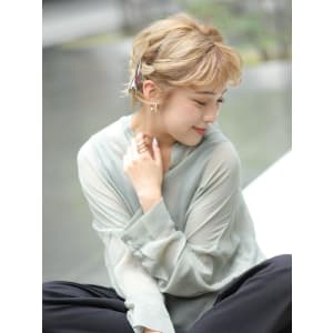 #ホワイトグレージュ #ショート #ヘアアレンジ