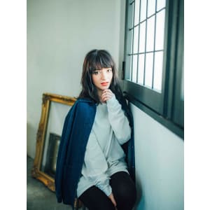 ツヤっぽセミロング
