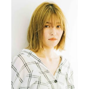 ヘルシー×切りっぱなしボブ