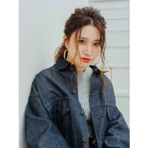 ロングヘア簡単アレンジ