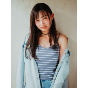 暗め×ストレート