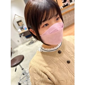 三軒茶屋_レディース_ショート_カット_丸みショート_小顔