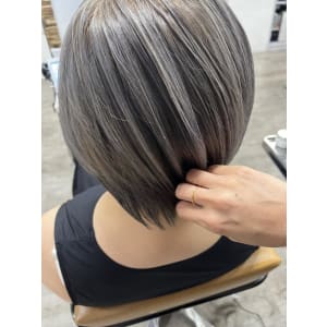 白髪ぼかしダブルカラー20代30代40代￥15400