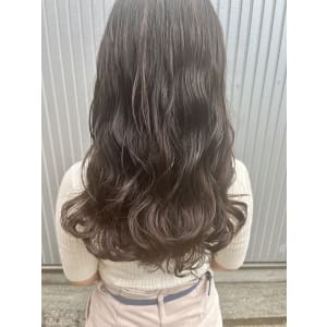 美髪韓国風コテ巻きパーマ