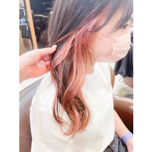 シアチェリーピンクインナーカラー【横浜】