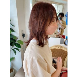 愛され抜け感 ふんわりニュアンスくびれヘア 梅ヶ丘美容室