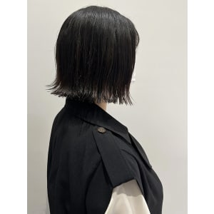 結べるプツッとボブ　【池袋美容室　uchla】