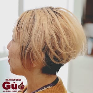 ツーブロック・グラボブ - HAIR RECORDS Gu【ヘアレコーズグゥー】掲載中