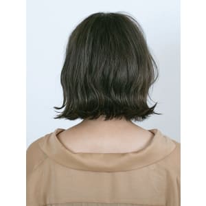 三軒茶屋_オリーブベージュ_ブリーチ_ハイトーン_ミディアム
