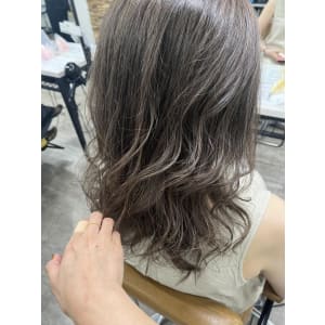 白髪ぼかしハイライト20代30代40代￥15400