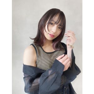 miu&岩本康太　フェイスレイヤー×インナーカラー