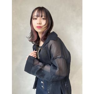 miu&岩本康太　フェイスレイヤー×インナーカラー