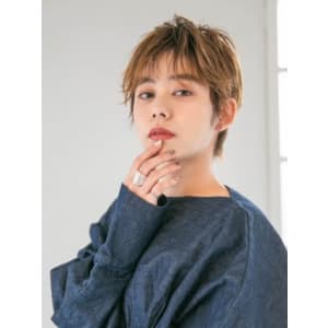 三軒茶屋_レディース_ショート_オレンジベージュ_ハイトーン - HAIR & MAKE EARTH 三軒茶屋店【ヘアメイクアース サンゲンヂャヤテン】掲載中