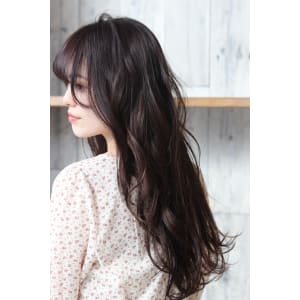 大人かわいい色っぽいくびれヘア韓国女優美髪レイヤーカット