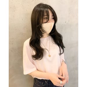 ?艶髪/ロングレイヤー/レイヤーカット/オージュア