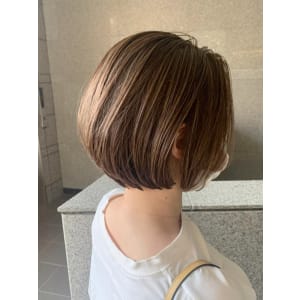 丸みショートボブ【ヘアーメイクアージュ】