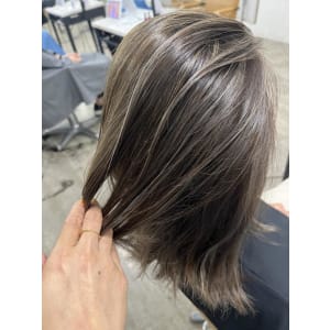 白髪ぼかしハイライト20代30代40代￥15400